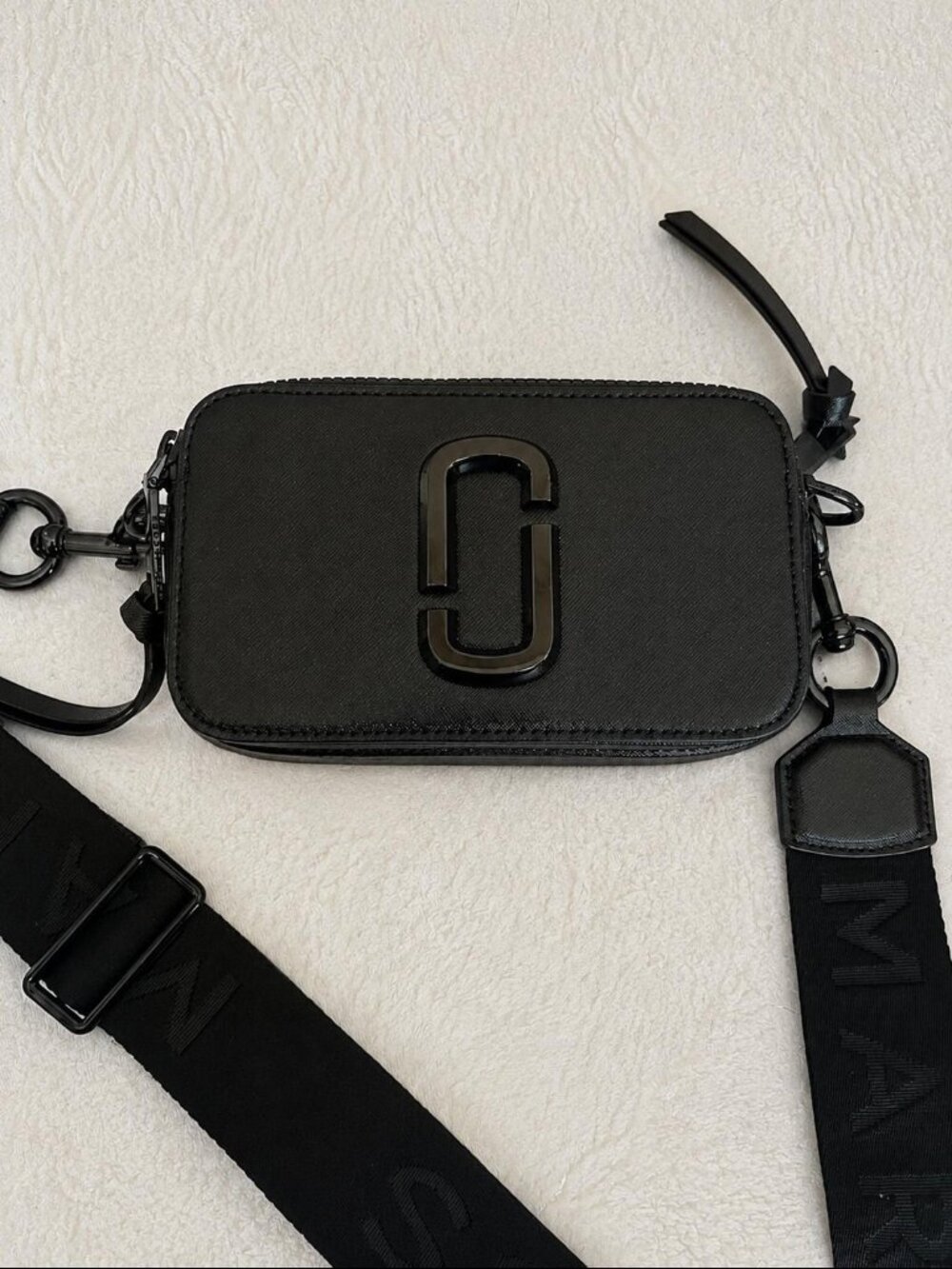 Marc Jacobs Mixed Media Crossbody Shoulder Bag